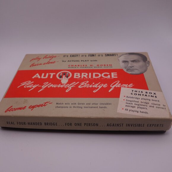 AUTO BRIDGE Play-Yourself Bridge Game by ACTUAL PLAY with CHARLES H. GOREN - Picture 2 of 16